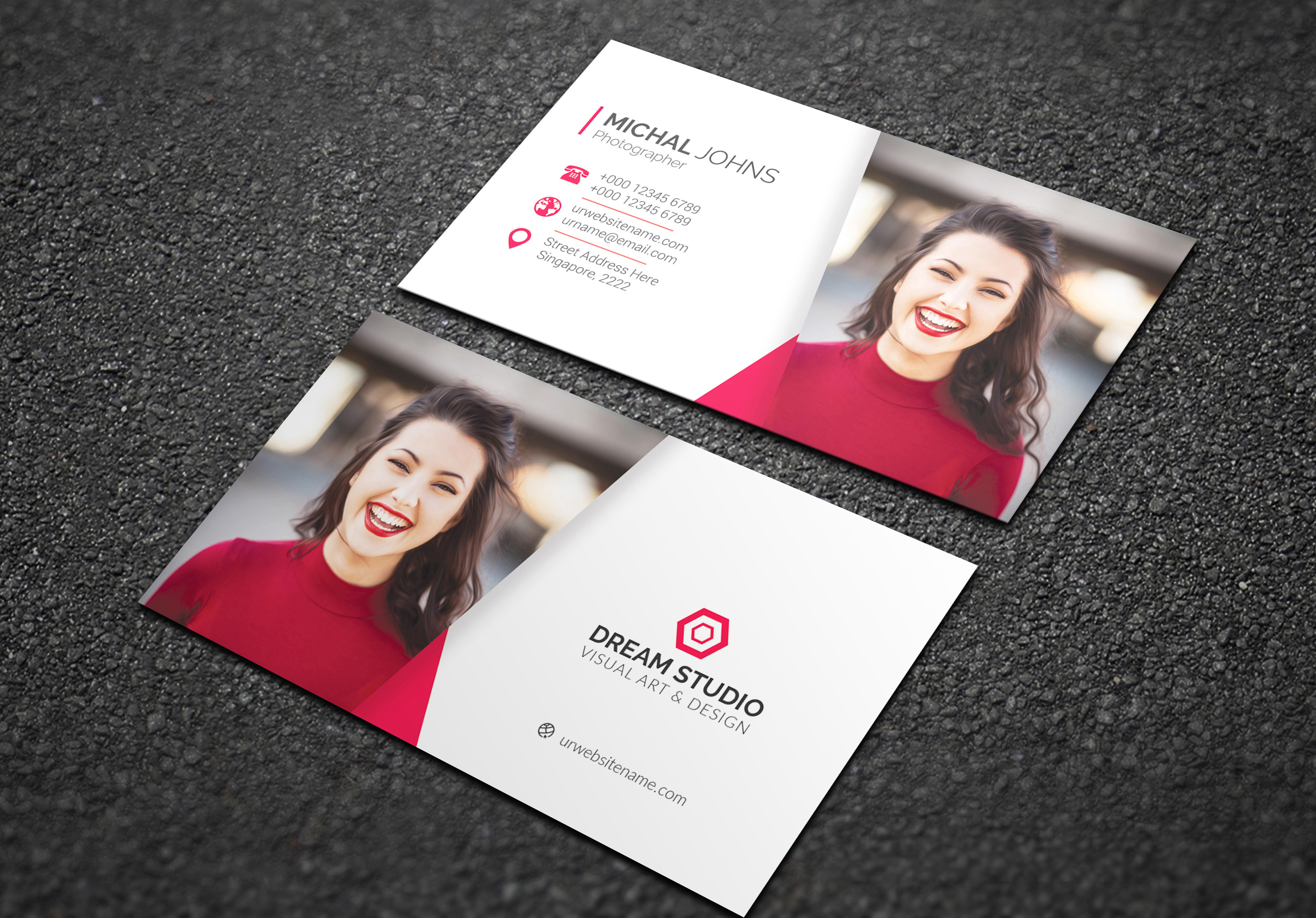 Standard Double Side Customizable Business Cards (10 Set)